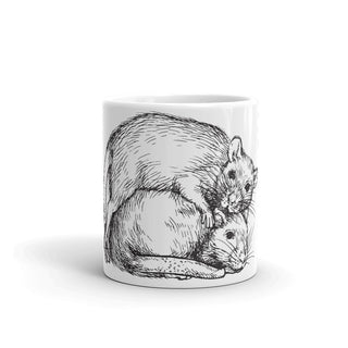 Zwei Ratten | Tasse für Rattenhalter