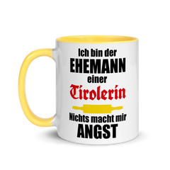 Ehemann einer Tirolerin | Zweifarbige Tasse