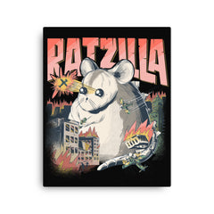 RATZILLA (süß) | Bedruckte Leinwand
