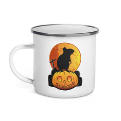 Degu Halloween | Emaille Tasse