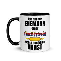 Ehemann einer Nordfriesin | Zweifarbige Tasse