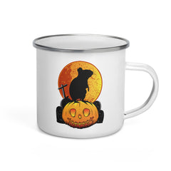 Degu Halloween | Emaille Tasse