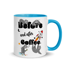 Before & After Coffee | Zweifarbige Tasse