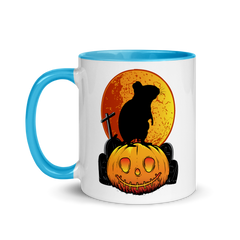 Degu Halloween | Zweifarbige Tasse