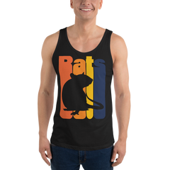 Farbratte Vintage Schrift | Unisex Tank Top für Rattenhalter