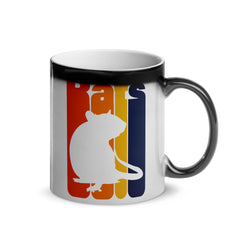 Ratten | Vintage Farbratte | Glänzende Zaubertasse