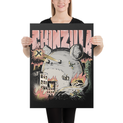 Chinzilla | Bedruckte Leinwand