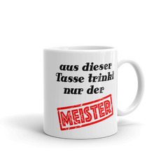 Tasse für den Meister
