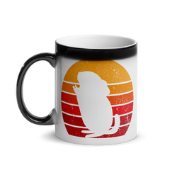 Chinchilla Retro Tasse | Glänzende Zaubertasse