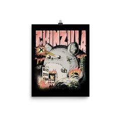 CHINZILLA | Photo Papier Poster in 8×10 in Größe