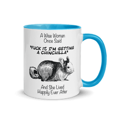 A Wise Woman Once Chinchillas 2 | Zweifarbige Tasse