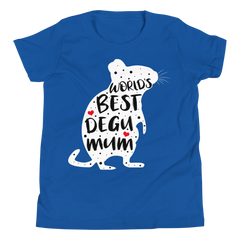 World's Best Degu Mum | T-Shirt für Kinder & Jugendliche