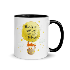 Thanks Fox Ballon | Zweifarbige Tasse