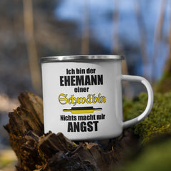 Ehemann einer Schwäbin | Emaille Tasse