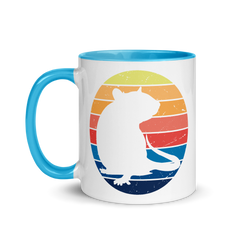 Ratten Vintage Sonne | Zweifarbige Tasse