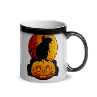 Degu Halloween | Glänzende Zaubertasse