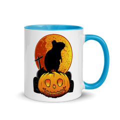 Degu Halloween | Zweifarbige Tasse