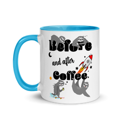 Before & After Coffee | Zweifarbige Tasse