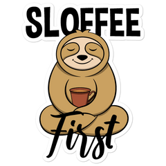 Sloffee First | Vinyl Aufkleber