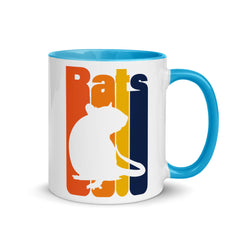 Ratten | Vintage Farbratte | Zweifarbige Tasse