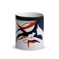 Degu Kiss | Glänzende Zaubertasse