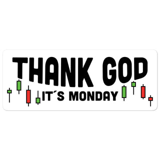 Thank God It's Monday | Vinyl decal