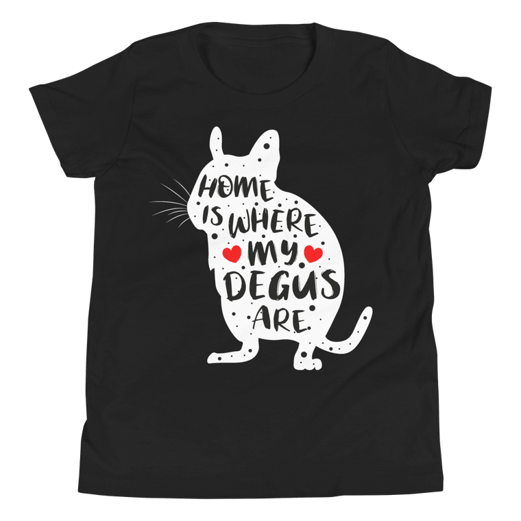 Home Is Where My Degus Are | T-shirt for children & youth