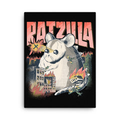 RATZILLA (süß) | Bedruckte Leinwand