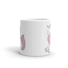 Einhorn isst Donut | Tasse