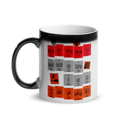 An Montagen brauche ich Koffein | Glänzende Zaubertasse