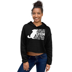 Produktbild zeigt Buy A Chinchilla Chinchillas | Crop Hoodie
