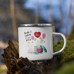 Thanks Bunnys | Emaille Tasse