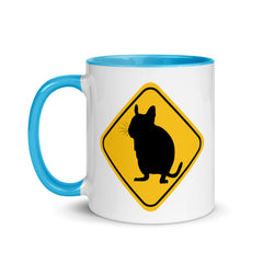 Degu Warning Sign | Zweifarbige Tasse