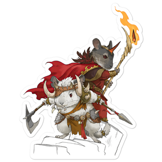 Barbarian Chinchilla Brothers | Vinyl decal