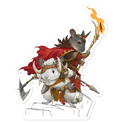 Barbarian Chinchilla Brothers | Vinyl Aufkleber