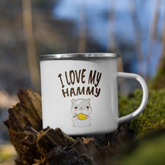 I Love My Hammy | Emaille Tasse
