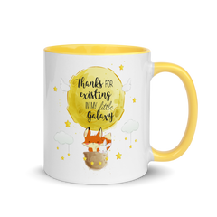 Thanks Fox Ballon | Zweifarbige Tasse