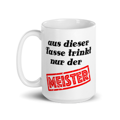 Tasse für den Meister
