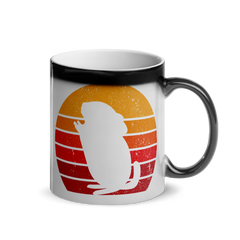 Chinchilla Retro Tasse | Glänzende Zaubertasse