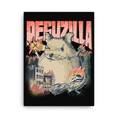 DEGUZILLA | Bedruckte Leinwand