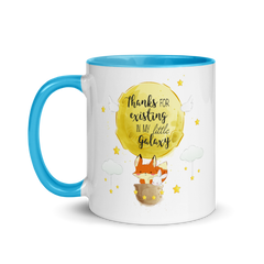 Thanks Fox Ballon | Zweifarbige Tasse