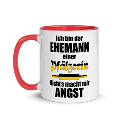 Ehemann einer Pfälzerin | Zweifarbige Tasse