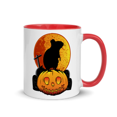 Degu Halloween | Zweifarbige Tasse