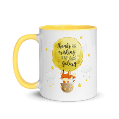 Thanks Fox Ballon | Zweifarbige Tasse