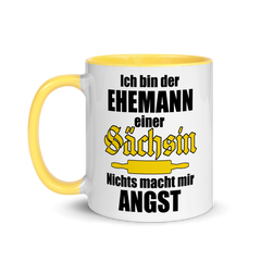 Ehemann einer Sächsin | Zweifarbige Tasse