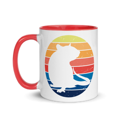 Ratten Vintage Sonne | Zweifarbige Tasse