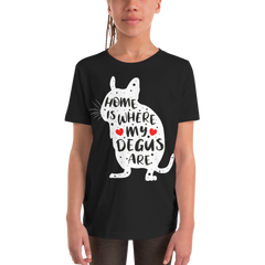 Home Is Where My Degus Are | T-Shirt für Kinder & Jugendliche