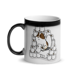 Toilettenpapier hamstern | Glänzende Zaubertasse