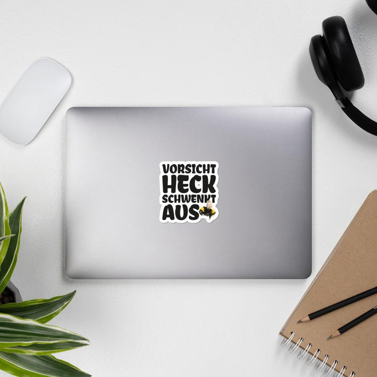 Caution Heck swings out of Hummel | Vinyl decal