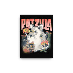 Zeigt einen hochwertigen Kunstdruck auf Leinwand mit Nager zum online kaufen